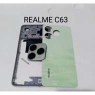 TOMBOL Back Casing Housing Kesing BackDoor Back Cover Rear Cover + Bezel Bezzel + Button Realme C63