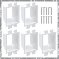 [yinahiut002.ph] 5PCS -2 Electrical Outlet Box Extenders with 10PCS Screws, Single Gang Box Extender