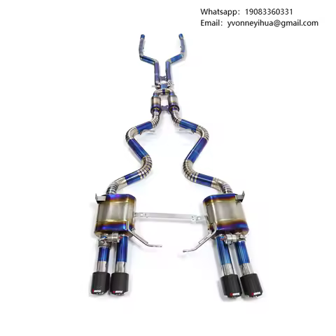 ING Exhaust System Titanium Alloy Exhaust Catback For BMW M3 E92 E90 E93 2007-2013 S65 V8 4.0L Cat B