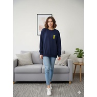 Nevada Logo N Embroidered Sweater Oversized Sweater Woman