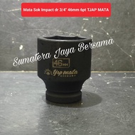 MATA 46mm DR 3/ 4" (6pt) impact Socket wrench 3/4 inch 46 MM Deep Impact Socket CR-V