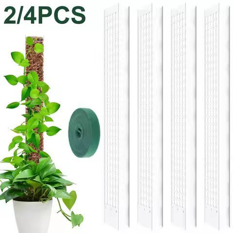 Moss Poles Plants Monstera Semi-cylindrical Sphagnum Moss Poles Hollow Self Watering Plant Support S