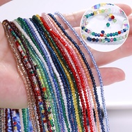 1mm Crystal Glass Beads 35cm Long Door Curtain Pendant Hand Ornaments Necklace Bracelet Jewelry DIY Loose Beads