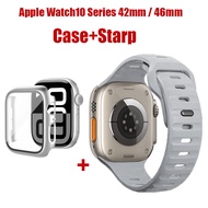 Watchband + Case for Apple Watch10 Series 42mm 46mm Protective Case for Apple IWatch Ultra 10 All-in