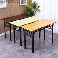 Desk Foldable Rectangular Training Table Table Conference Table Desk Desk Learning to Eat V68R