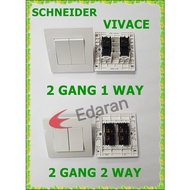 SCHNEIDER VIVACE KB32 2G2W / 2G1W SWITCH