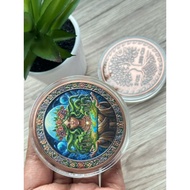 Cooper mother colourized 5 oz avdp .999 Cu Includes capsule