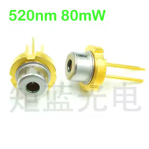 PLT5 520B TO18-5.6mm Green 520nm 80mW Laser Diode (Single Mode)