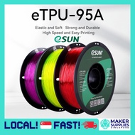 eSun eTPU-95A 1.75mm 1KG 3D Printer Filament TPU Flexible Flex Printing Material FDM Plastic eTPU