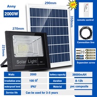 Ready Stock 500W Solar Light Outdoor Lighting LED Lampu Solar IP67 Waterproof LED Solar Spotlight In