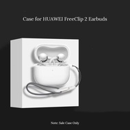 Clear Case for HUAWEI FreeClip 2(2025) Wireless Earbuds Shockproof Transparent TPU Protective Cover 