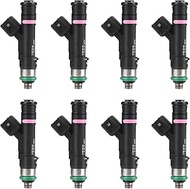 Fuel Injectors Set of 8 Compatible with Ford 2007-2008 Expedition Compatible with Lincoln Navigator 