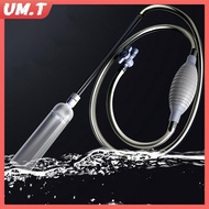 UM.T 1.5m Easy to operate Aquarium Clean Fish Tank Vacuum Siphon Pump Cleaner Tool null