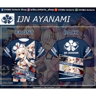 Azur Lane IJN Ayanami Anime Fullprint T-Shirt