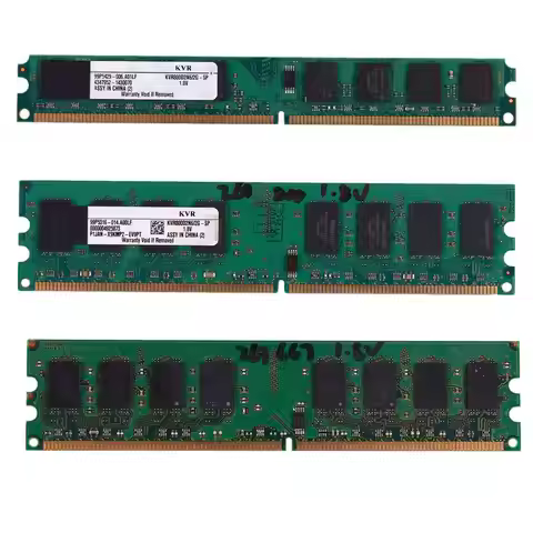 Sensitive 2X 2GB DDR2 PC2-5300 667Mhz 240Pin 1.8V Desktop DIMM Memory RAM For , For AMD(2GB/667)