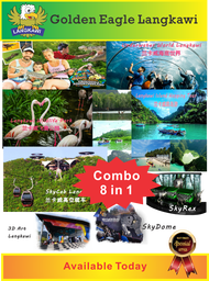 [PROMO COMBO] Langkawi 8 in 1: SkyCab 4in1 + Underwater World + Wildlife Park + Crocodile Adventurel