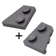 COOLPON|This Is LEGO Lego's Parts Dark Gray Pair Wedge Brick 2x2 Left+Right 24307+24299