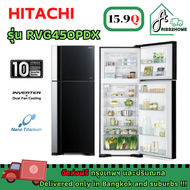 HITACHI R-VG450PDX RVG450PDX ตู้เย็นฮิตาชิ Big &amp; Wide Series ขนาด15.9 คิว