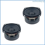 WU 2Pcs Speakers 3Inch 8Ohm 15W Waterproof Full Requency Bass Speaker Low Frequency