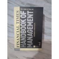 IMPORT: FINANCIAL TIMES HANDBOOK OF MANAGEMENT THIRD EDITION