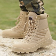 จัดส่งที่รวดเร็ว🛰️รองเท้าswat💫รองเท้าผู้ชายคุณภาพสูง！รองเท้าบู๊ตยุทธวิธีทหาร รองเท้าเดินป่า รองเท้าคอมแบท รองเท้าทหาร รองเท้ายุทธวิธีผู้ชาย
