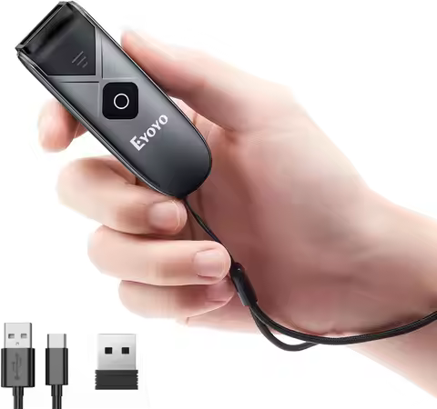 EYOYO Bluetooth 1D Barcode Scanner Wireless Laser Bar Code Reader for IOS Android Windows Laser Scan