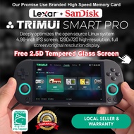 【Send From JB】TRIMUI SMART PRO 4.96" IPS Screen 720dpi Open Source RGB Light Game Console 26+ emulat