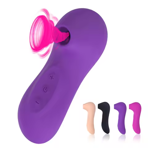 Mini Powerful Suction Cup Clitoral Sucking Vibrator Female Clitoral Nipple Oral Vacuum Stimulator Ma