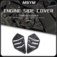 Motorcycles Engine Side Protective Cover Crash Cap Guard Protection Accessories FOR CFMOTO 675SR-R 6