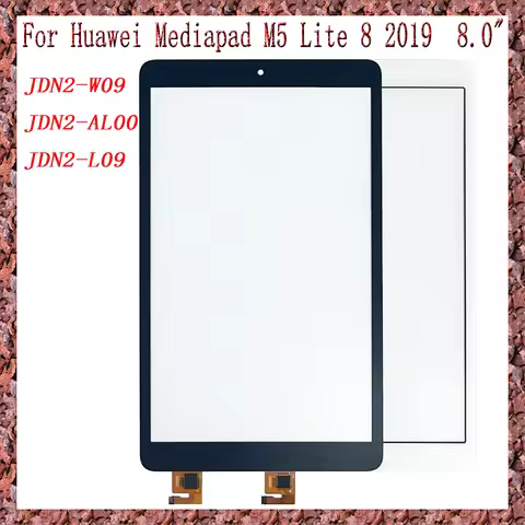 AAA For Huawei Mediapad M5 Lite 8 2019 8.0" JDN2-W09 JDN2-AL00 JDN2-L09 Touch Screen + OCA LCD Front