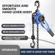 0.75T/1T Chain Block Hoist Ratchet Hoist Ratchet Lever Pulley Lifting 1.5M/3M Lever Hoist Pulley Hoi