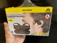 重低音藍牙耳機 New Awei Bluetooth 5.3 headphones earbuds earphone call microphone Bass sound