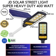 400 WATT SPECIAL LED SOLAR STREET LIGHT / LAMPU SOLAR JALAN 400 WATT BERKUALITI TINGGI (10-12 JAM NY