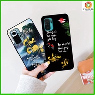 Mirror case for Xiaomi Redmi K40 / K40 Pro / Mi 11i / Poco F3 printed with calligraphy style of pare