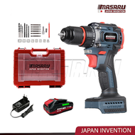 MASARU สว่านไร้สาย 20V สว่าน 2 ระบบ มอเตอร์ ไร้แปรงถ่าน Brushless รุ่น SCD-115 พร้อม ดอกสว่าน เจาะ แ