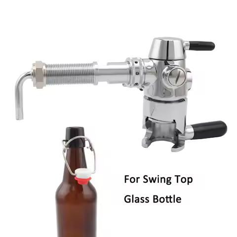 Craft Beer Tap Defoamer for Swing Top Glass Bottles PET Bottle Homebrew Beer Bottle Filler Remove Fo