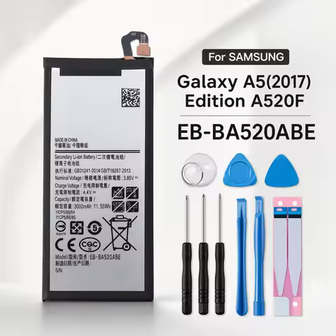 Replacement Battery EB-BA520ABE 3000mAh for Samsung Galaxy A5 2017 A520 SM-A520F A520K A520L A520S A