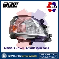 NISSAN URVAN NV350 E26 2018 Head Lamp Light Lampu Depan