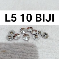 Stainless Steel L4 L5 Bolt Fastener Nut Bolt Contents 20 Stainless L Bolt Caps