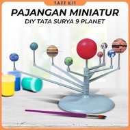 DIY Miniature Display Solar System 9 Planets Solar System Planetary - 2135
