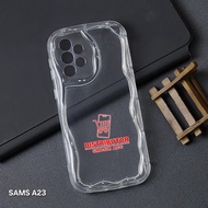 SAMSUNG A23 4G SAMSUNG A23 5G SAMSUNG A24 SAMSUNG A25 CASE MELTING WAVY CLEAR SOFT CASE SAMSUNG A23 