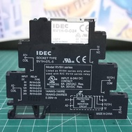IDEC RV1H-G-D24 24VDC Relay + IDEC SV1H-07L-5 Slim Socket