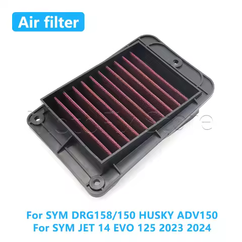 Motorcycle High Flow Air Filter Engine Intake Cleaner For SYM DRG 158 150 HUSKY ADV150 ADX125 JET 14