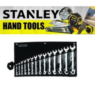 STANLEY SLIMLINE 14 PIECE COMBINATION WRENCH SET 87-036-187-038-1 87-709-1 MECHANIC TOOLS SPANNER