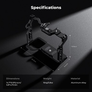 K&F CONCEPT  full camera rabbit cage for Sony A7M5/A7M4/A7R5/A7M3/A7R3 Camera