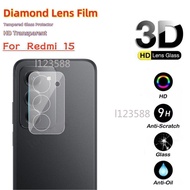 For Redmi15 5G Camera Lens Protector Film For Redmi 15 5G 4G Redmi15 2025 Xiaomi Lens Film Clear Tem