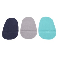 3pcs Ostomy Bag Cover Washable Detachable Dust Proof Mixed Colors Protective Ostomy Pouch Liner