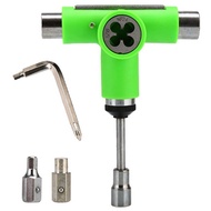 Skateboard Tool Roller Skate Scooter Adjusting T-Wrench Long Board Fish Board Repair Tools L-Type Head Spanner Green