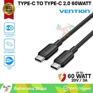 Vention Type C to Type C 60W PD 3A Fast Charging Cable Charger Type-C 60 Watt