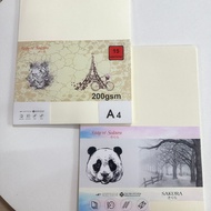 XO [FAMILY Art] Spring drawing notebook A3,A4,A5,B4,B5, drawing paper